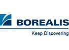 Borealis, Logo, keep discovering, tagline, mono branded, jpg, jpeg, blue